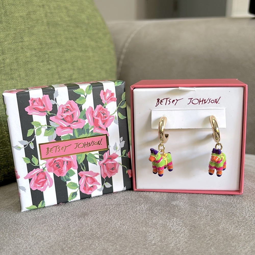 Betsey Johnson Piñata Earrings